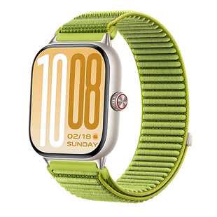 适用于VIVO WATCH GT 2手表表带编织尼龙回环腕带智iQOO WATCH GT2能运动新款时尚百搭透气高级感绿色替换带