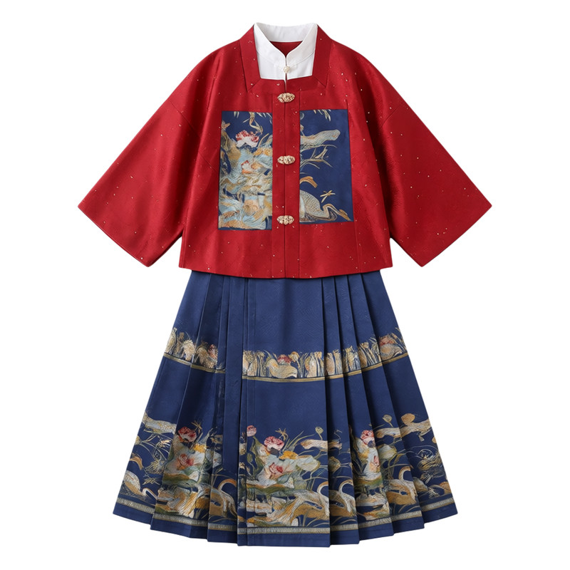 女童汉服明制马面裙套装
