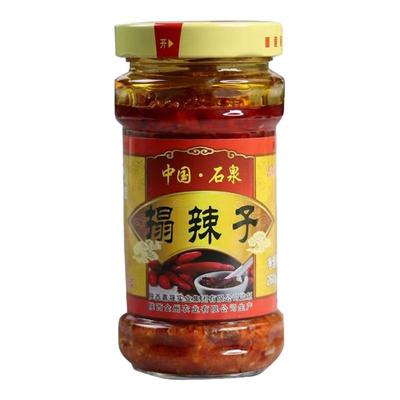 陕西特产石泉重道搨辣子260g/瓶