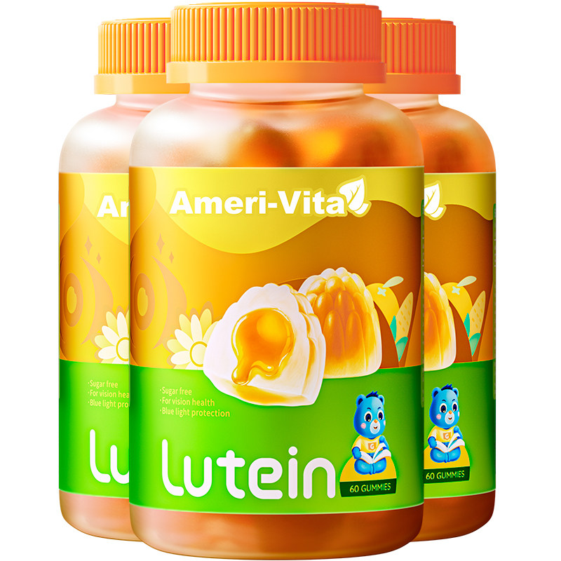 亚美唯他AmeriVita进口叶黄素软糖青儿童少年学生成人护眼[临期]