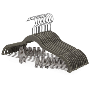 套装植绒裤架裤夹裙夹汉服夹无痕防滑家用服装店多功能带夹子衣架