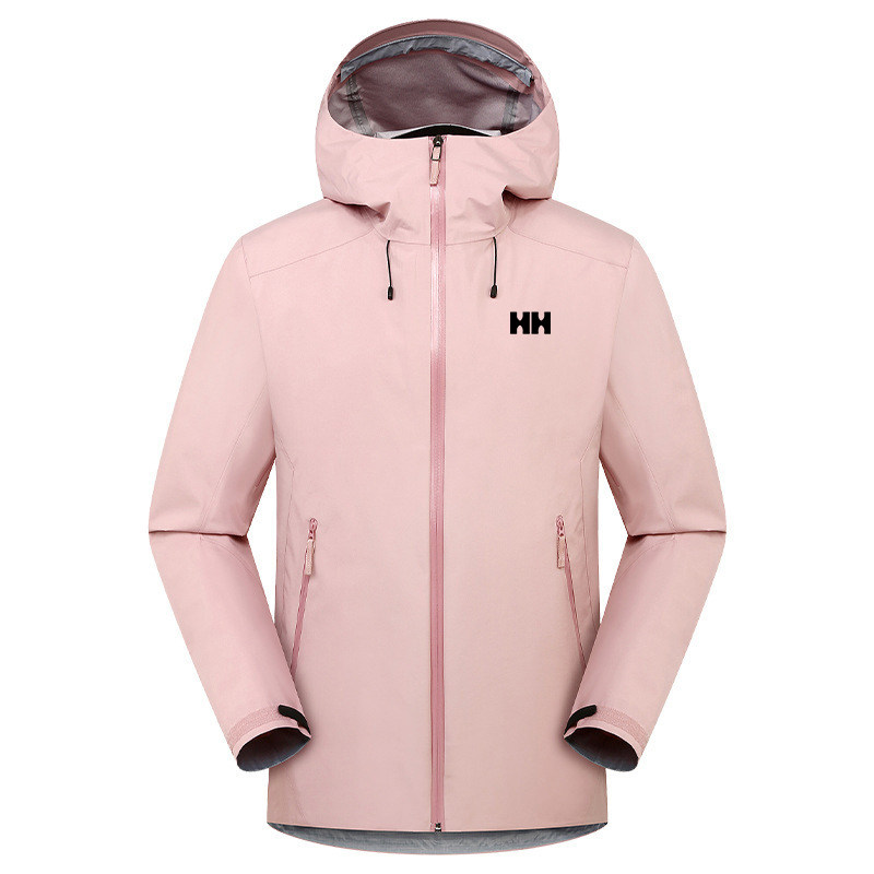 正品HH冲锋衣单层男女款秋冬户外硬壳三层压胶防水透气登山服