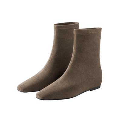 7or9短靴女秋冬内增高弹力瘦瘦靴