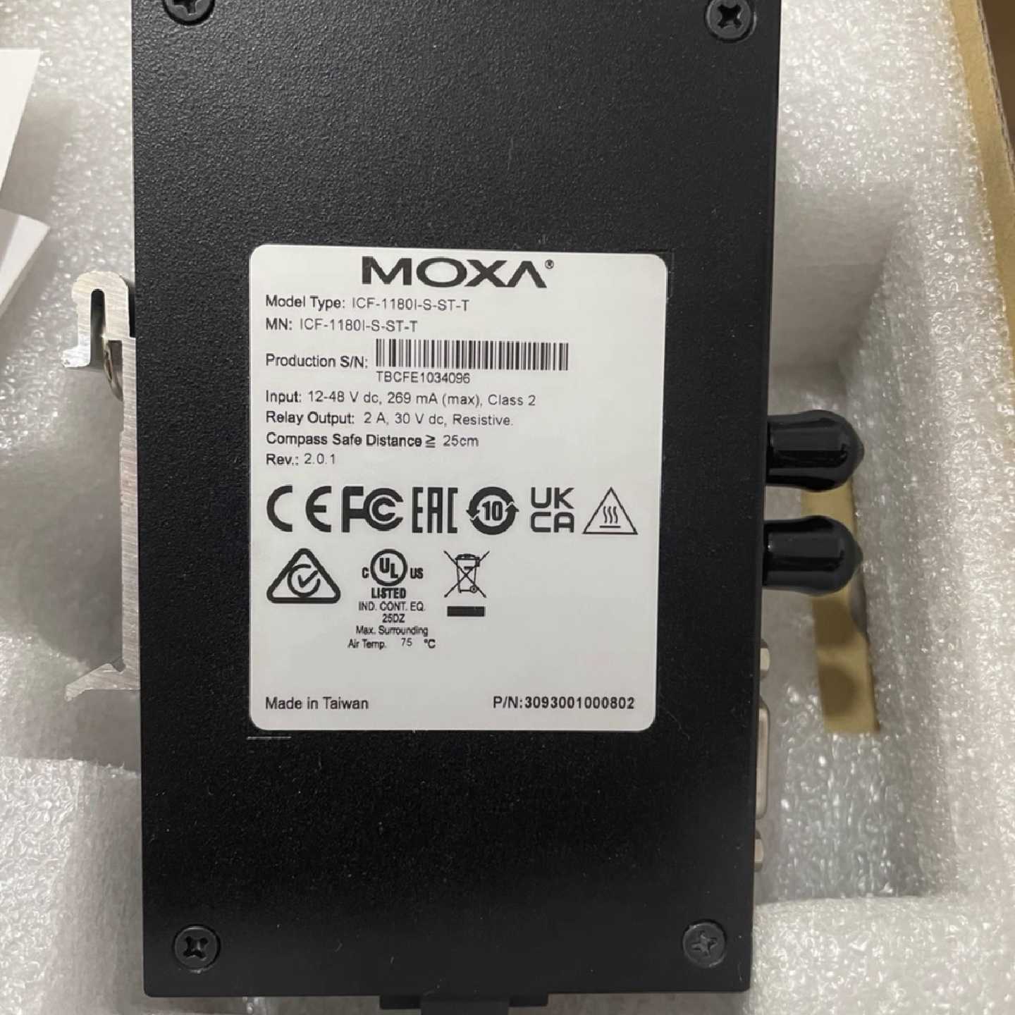 议价MOXA ICF-1180I-S-ST-T 工业级PROFIBUS转光纤转换器全新现货