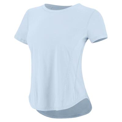 圆领速干跑步运动短袖女