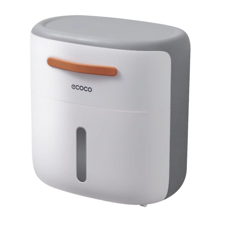 ecoco免打孔防水置物卷纸盒