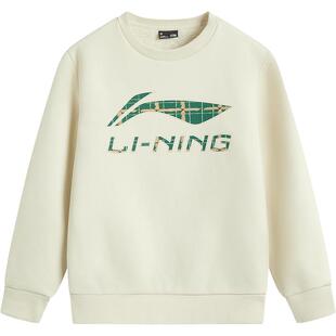 李宁童装男童卫衣青少年冬装新款运动加绒加厚儿童大童青少年上衣