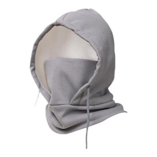 骑行加绒保暖一体帽子女秋冬季男款套头巴拉克拉法帽电动车防风