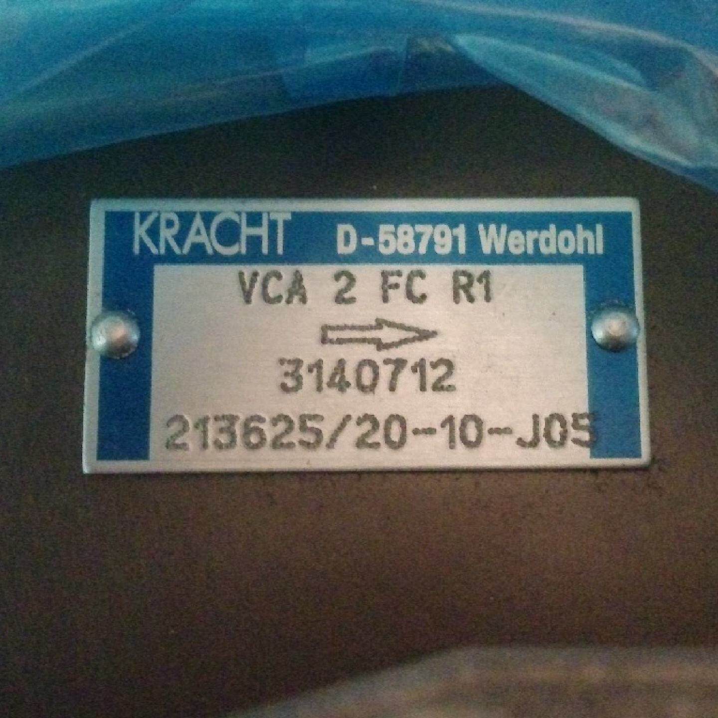 议价全新正品德国克拉克KRACHT流量计D-58791 VCA 2 FC R1
