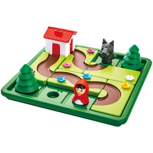 小红帽与大灰狼桌面游戏儿童逻辑思维智力训练亲子益智类闯关玩具