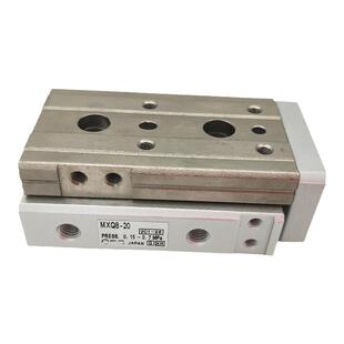 smc型气动滑台气缸MXQ/MXS6/8/12/16/25L-10/20/30/40/50/75/100