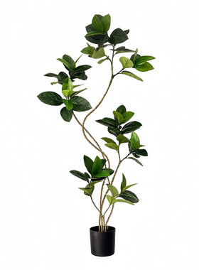 孟加拉榕仿真绿植高端轻奢