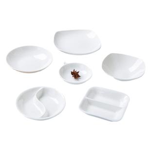 骨瓷小酱碟景德镇陶瓷纯白色调味碟子圆醋碟花生酱碟辣椒酱碟