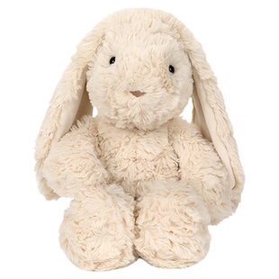 McHugs妮娜兔玩偶睡觉抱枕娃娃生日礼物安抚公仔摆件毛绒玩具兔子