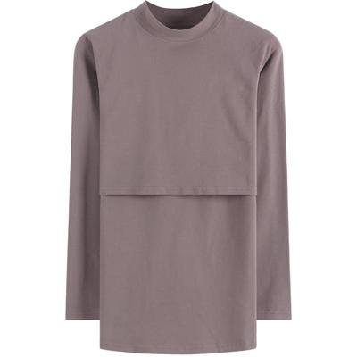 纯棉中高领孕期产后哺乳上衣