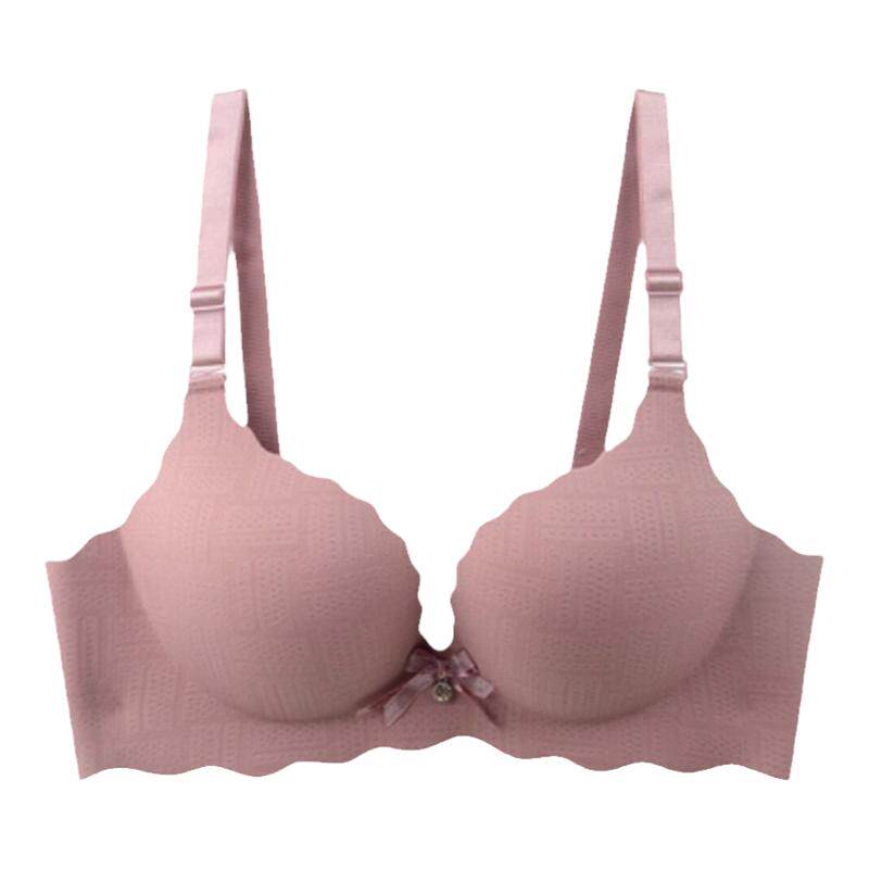 新品文胸女无痕小胸聚拢显大加厚超厚不空杯收副乳无钢圈内衣套装