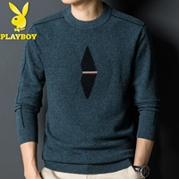 06-V6305 Треугольный шерстяной свитер Ночь зеленый