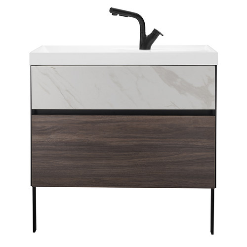 门店同款摩恩浴室柜组合德纳系列70/85CM卫生间落地洗漱柜洗脸柜