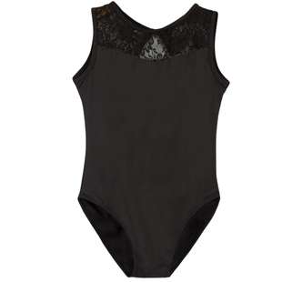 柏屋芭蕾舞体操服女童连体服形体练功服儿童蕾丝宽吊带116241038