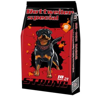 心粮罗威纳专用狗粮成犬幼犬中大型犬大颗粒恶霸斯塔福犬粮40斤装