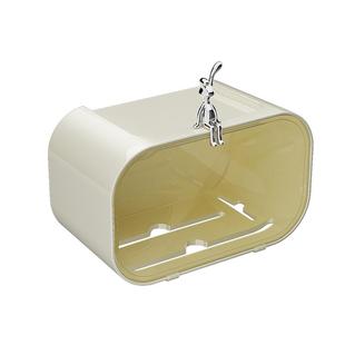 聆度纸巾盒壁挂式抽纸卷纸厕所卫生间防水厕纸面巾纸洗脸巾收纳盒