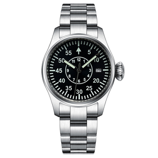 STEELDIVE精钢潜水自动机械手表飞行表瑞士夜光洋葱表冠防水男员