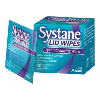 Systane眼睑清洁巾针眼麦粒肿睫毛螨虫眼睑清洁眼部卸妆干痒异物