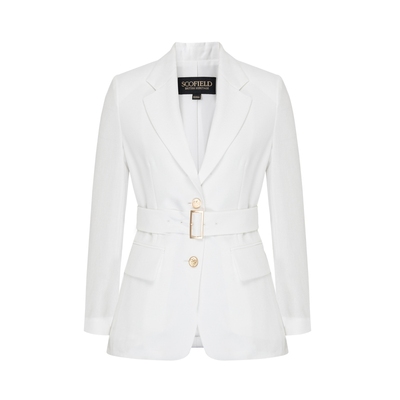 SCOFIELD白色休闲西装外套