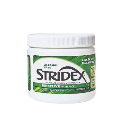 stridex水杨酸棉片55片有防伪