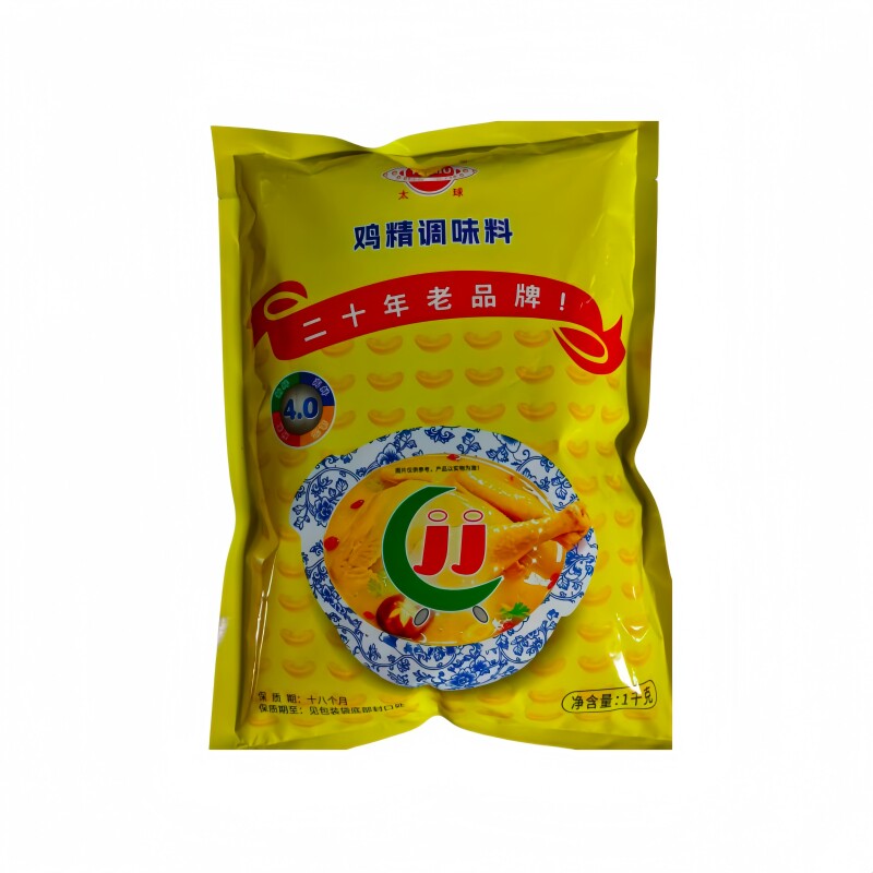 太球牌太球鸡精调味料1000克商用大袋装整箱10袋实惠餐饮烹饪提鲜