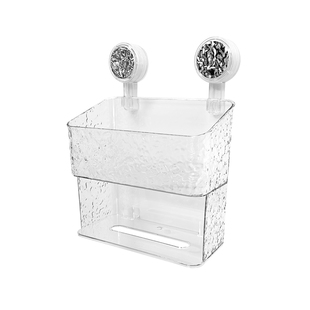 吸盘卫生间厕纸盒壁挂式厕所抽纸盒洗手间免打孔卫生纸卷纸置物架