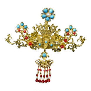 唐风原创头饰公主发冠汉服发冠流苏发饰古装发簪古风华丽配饰宫廷