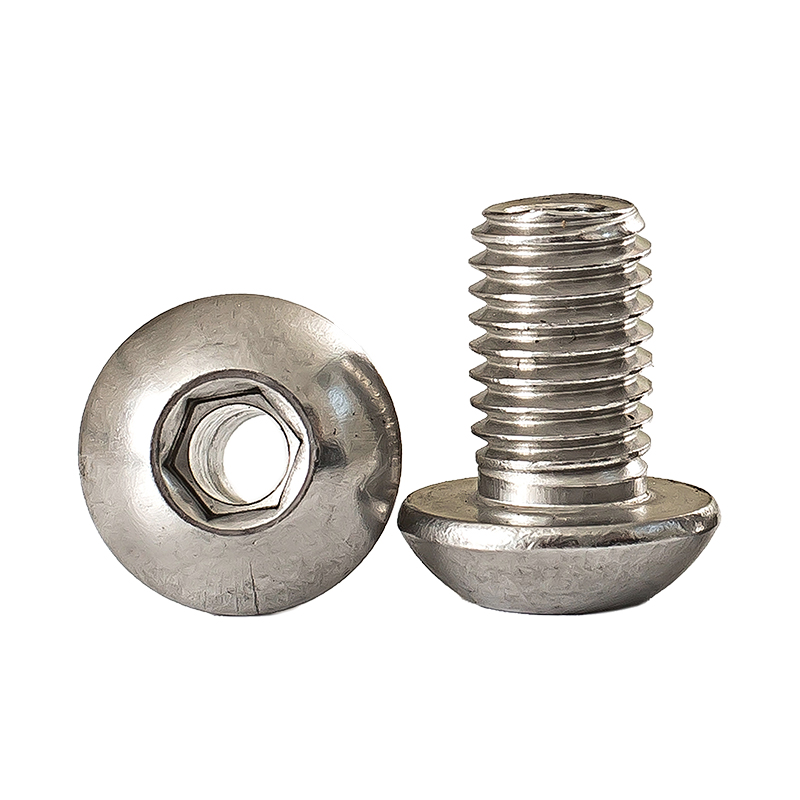 M6M8M10M12不锈钢304圆头/盘头内六角空心螺丝中空螺栓口罩机穿线