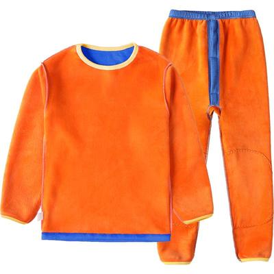 儿童加绒加厚内衣套装冬季