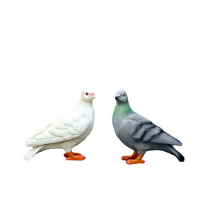 户外花园 庭院装饰品创意树脂摆件工艺品仿真鸟动物雕塑鸽子摆件