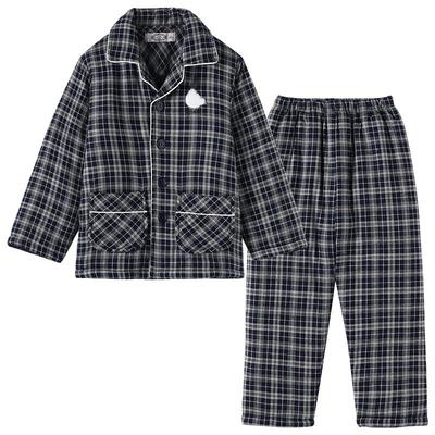 美标三层夹棉保暖长袖套装