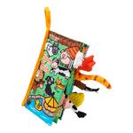 jollybaby新款立体尾巴布书早教婴儿撕不烂6-12个月宝宝 玩具0-1