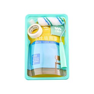 室内家用乳胶漆内墙自刷白色墙面翻新修复净味无甲醛环保涂料油漆