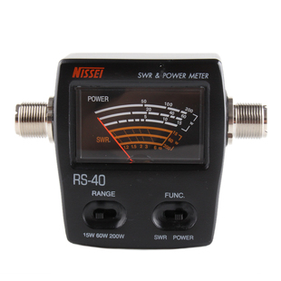 台湾纳胜 NISSEI RS-40 驻波表功率计 RS40 UV双段SWR表 功率表