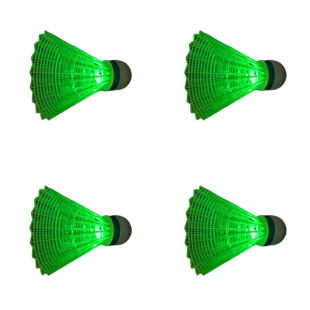 夜光羽毛球发光防风耐打户外夜用夜间荧光耐用带灯鹅毛球尼龙塑料