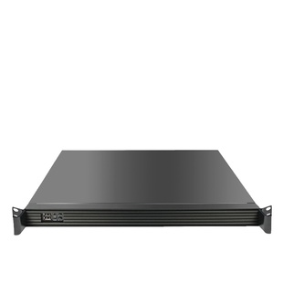 1U工控机箱短250170x170itx主板小1u电源铝面板防火墙监控服务器