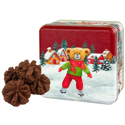 香港珍妮聪明小熊巧克力曲奇饼干