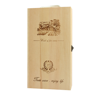 红酒木箱六支装葡萄酒礼盒定制红酒包装盒子实木质红酒木盒6支箱