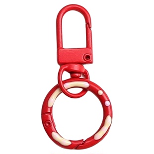 彩色钥匙扣挂件可爱卡通公仔包包挂饰情侣钥匙链圈环扣圈环扣圈