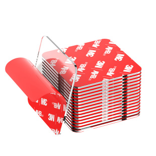 3M强力双面胶透明防水防潮无痕高粘度VHB正品浴室厨房专用不伤墙瓷砖木板通用置物架插排挂钩固定粘胶免打孔