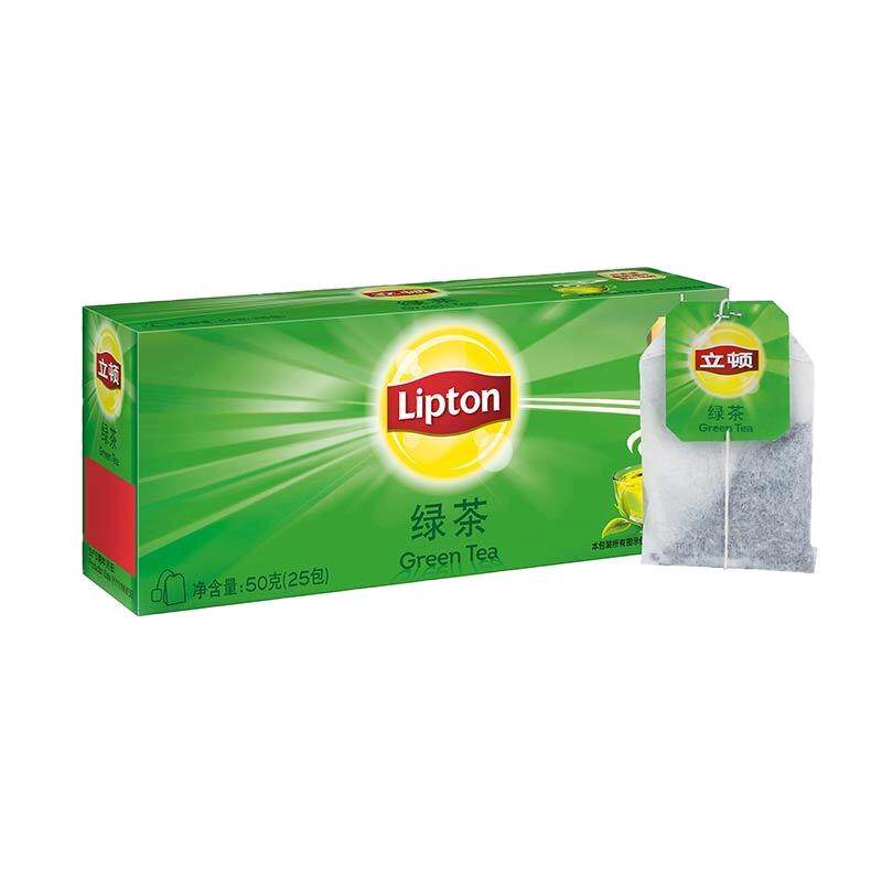 立顿绿茶25包茉莉学生休闲