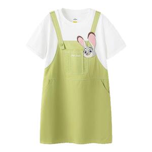 巴拉巴拉裙子女童假两件背带裙