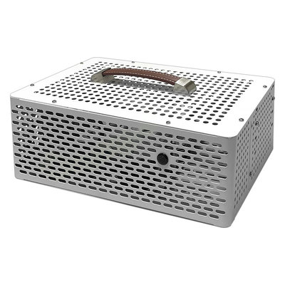 itx小机箱便携式紧凑型迷你3.5寸硬盘半高显卡电脑主机外壳小海豹