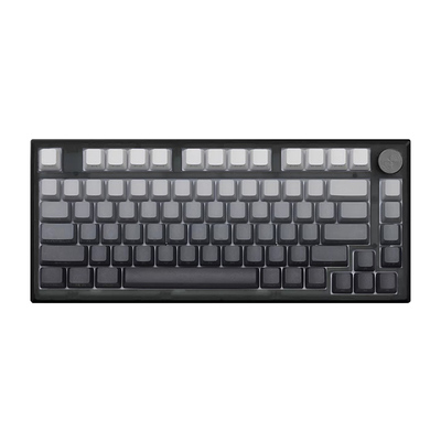 腹灵MK750极昼侧刻渐变键盘