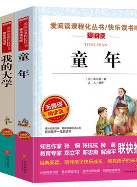 快乐读书吧六年级上下册全套必读课外阅读书原著完整正版童年爱的教育小英雄雨来鲁滨逊漂流记汤姆索亚历险记小学生人教版推荐书目